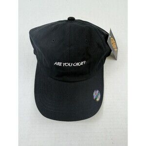 "Are You Ok?" Printed baseball cap Unisex outdoor sports leisure adjustable hat